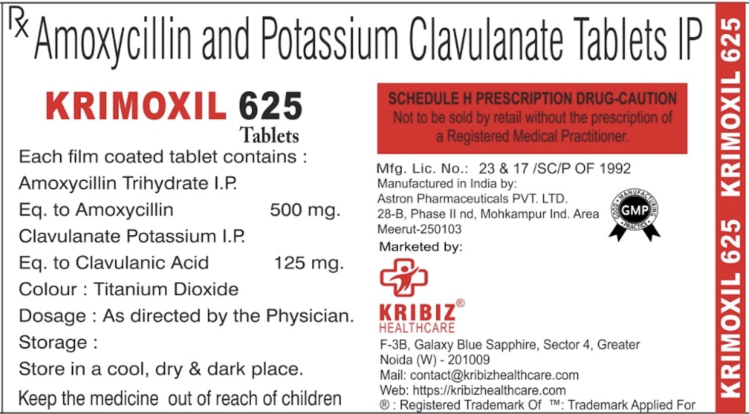 KRIMOXIL 625 Tablets - Image 4