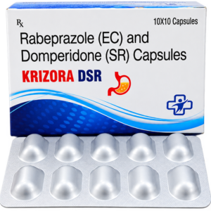 Krizora DSR Capsules - Rabeprazole & Domperidone Capsules
